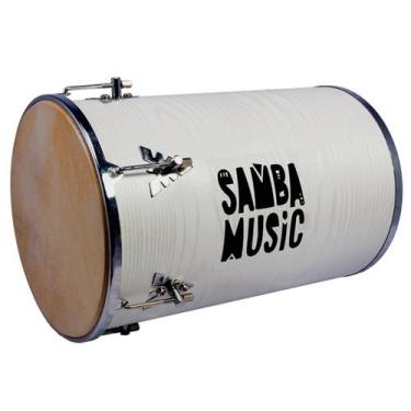 Imagem de REBOLO SAMBA MUSIC E PAGODE PHX 50x12 CROMADA PELE COURO MADEIRA, Bran