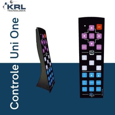 Imagem de Controle Universal para Smart TV, TV e ar condicionado UNI ONE - KRL