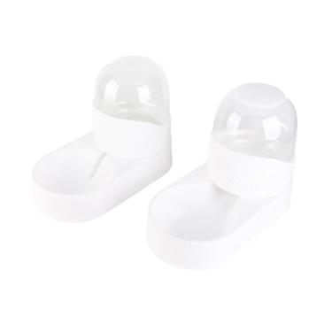 Imagem de Comedouro Automático para Gatos e Dispensador de água, Conjunto de Comedouro e Bebedouro para Animais de Estimação, Gatos, Cães, Bebedouro Automático e Comedouro para Gatos (WHITE)