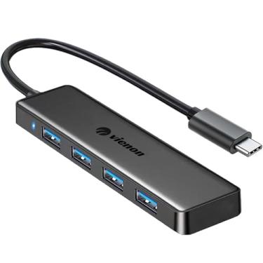 Imagem de VIENON Hub USB C com 4 portas USB 3.0 fêmea, divisor USB C, extensor USB para porta C, iMac Pro, MacBook, iPad Pro, Dell, Acer, HP, ASUS, impressora, câmera, teclado, mouse etc