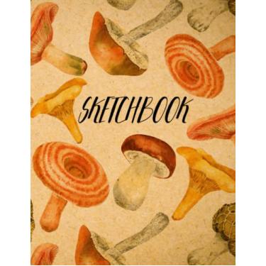 Imagem de Mushroom Sketchbook: Cute and Colorful Fungi-Themed Notebook for Art, Doodling, Sketching, and Designing