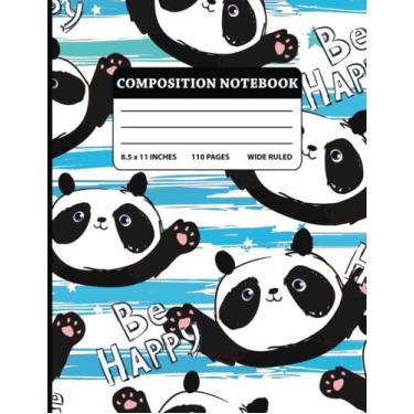 Imagem de Composition Notebook: Wide Ruled Paper Notebook Journals Cute Panda journals for writing | Blank College Lined Workbook for Teens Kids Students Girls for Home School College for Writing Notes