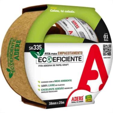 Imagem de Fita Adesiva Embalagem Adere Papel Kraft Marrom Sk335 Eco 38Mm X 25M