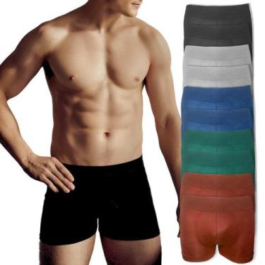 Imagem de Kit 10 Cueca Boxer Masculina Respirável Adulto Original - Rupee, P/M, 