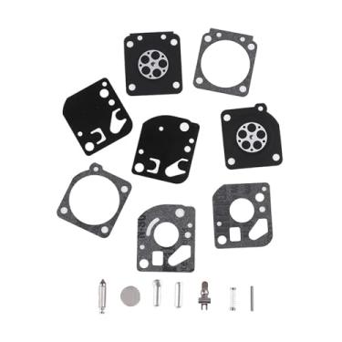 Imagem de Kit de reconstrução de reparo de diafragma de junta de carburador compatível com aparador de soprador RB-29 Ryobi 26cc e 30cc (BRANCO)