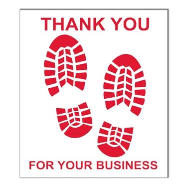 Imagem de Huron Tapetes descartáveis de papel polido para veículos, vermelho (250/500/1000) (500 peças)