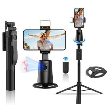 Imagem de Tripé de rastreamento facial automático LYSOATUR com rotação de 360 pa