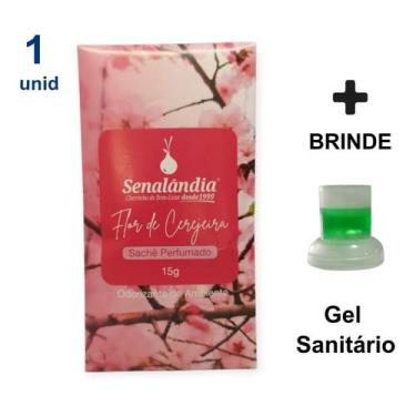 Imagem de 1 Sachê Perfumado Aromatizante de Flor Cerejeira Top Casa Gaveta Roupa