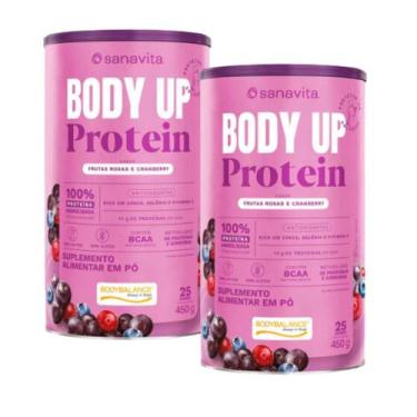 Imagem de Kit 2x - Body Up Protein - Colageno Bodybalance - Frutas Roxas e Cranb