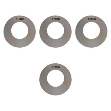 Imagem de Dynwave Adesivos de peso 4x adesivos de identificação de peso rótulos de peso próprio para treinadores de resistência à academia internos, 1.0 Kg