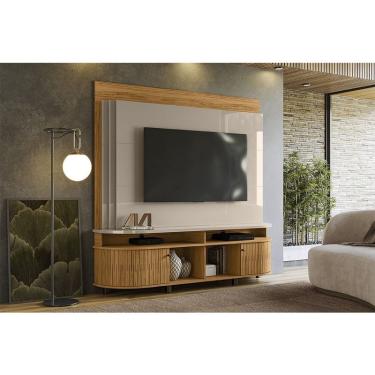 Imagem de Painel Daytona Ripado para TV até 65 polegadas - Fendi/Naturale - Madetec