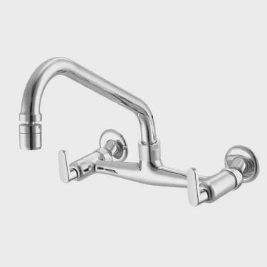 Imagem de Misturador de Cozinha Parede 3003 C 18 1/4V ba Uni Meber Metais Cromado