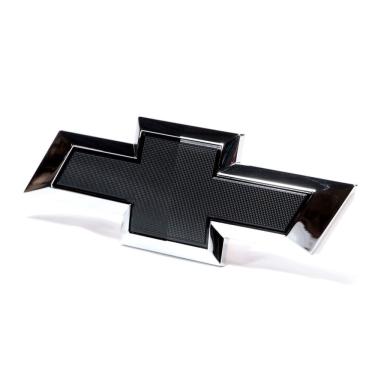 Imagem de Emblema Black Gravata Da Tampa Traseira Preto Acessorios Chevrolet S10 2012 Em Diante