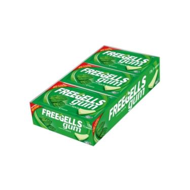 Imagem de Chiclete Freegells Gum Menta Sem Açúcar c/ 15u 120g