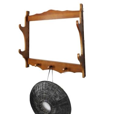 Imagem de Suporte de espada, suporte de espada, suporte de espada, suporte de parede, suporte de madeira, Katana, suporte de exibição de samurai, suporte de varinha para parede de espada Katana, canas de pesca