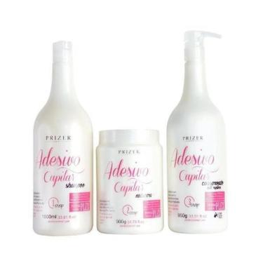 Imagem de Kit Adesivo Capilar Profissional - Plex - Prizer - Prizer Cosmetics