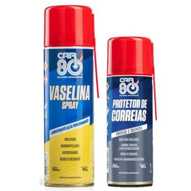 Imagem de Kit Spray Vaselina E Protetor De Correia Car80