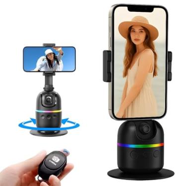 Imagem de ManiaCompleta - Gimbal RASTREAMENTO FACIAL Suporte Celular Gira 360 Reconhecimento Facial Tiktok SUPORTE 360 - Tripé Telefone Para Câmera Inteligente Transmissão Vídeo Estabilizador Celular com NF