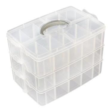 Imagem de Ioensy Caixa organizadora para sapatos de cachorro, compacta, resistente, multifuncional, transparente, fácil manutenção, acessórios, economiza espaço, rack, 24.5x17x18cm