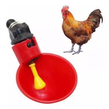 Imagem de 10 Bebedouros Automáticos P/ Aves Galinha Codorna - Minymix