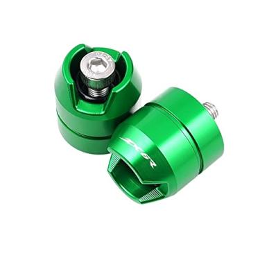 Imagem de Extremidades das manoplas de guidão de motocicleta, tampas de extremidade, acessórios deslizantes de peso para Ka&was&aki ZX6R ZX 636 R 6RR ZX6RR 636 6R 1995-2020