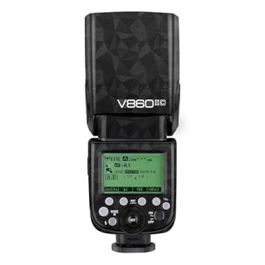 Imagem de Acessórios de fotografia para Godox V860 II Decalque Skin Vinyl Wrap Film Camera Flash Body Protective Sticker Coat V860 II (Triângulo Preto)