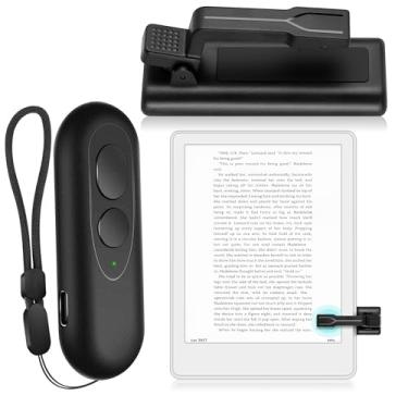 Imagem de Espátula de página com controle remoto RF para Kindle Paperwhite Kobo Ereaders, câmera para tirar fotos, gravação de vídeo, virador de página remoto para eletrônicos de tela sensível ao toque de