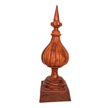 Imagem de Pinha Canelada Muro Casa Jardim Coluna Ferro Fundido