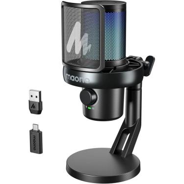 Imagem de Microfone sem fio para jogos MAONO DM40 Pro com mudança de voz AI