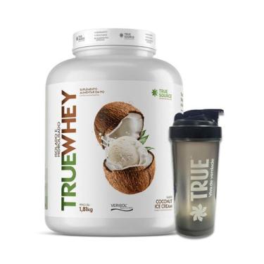 Imagem de True whey protein coconut ice cream 1810g - true + coqueteleira - True