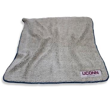 Imagem de NCAA Logobrands Connecticut Huskies Frosty Fleece Blanket, cor da equipe