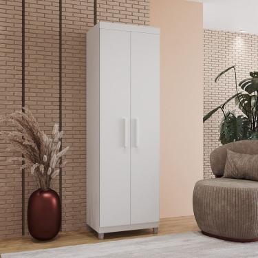 Imagem de Armário Multiuso para Escritório 190cm X 58cm Dalila Branco
