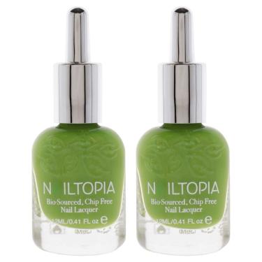 Imagem de Verniz para unhas Nailtopia Bio-Sourced Green Goddess 85% Bio, pacote com 2 unidades