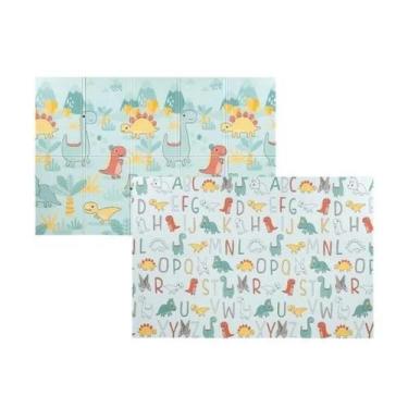 Imagem de Tapete Infantil Bebê Baby Dino Dupla Face e Impermeável Buba