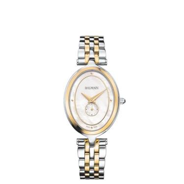 Imagem de Balmain, Lady, Haute Elegance, bicolor (aço e PVD amarelo), feito na Suíça, quartzo, branco, aço inoxidável 316L, B81123986