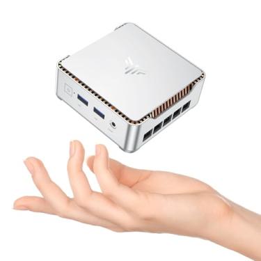 Imagem de KAMRUI Essenx E2 Mini PC 11 Pro, 12ª geração Alder Lake N97 (até 3,6GHz) Micro PC (Beat N150/N100/N95), 16GB RAM 512GB M.2 SSD, Computadores de mesa 4K Dual Display/USB3.2/WiFi/BT/LAN Computador