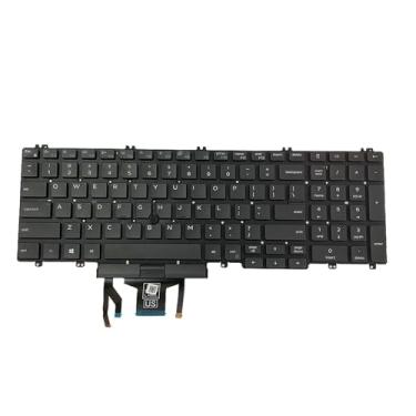 Imagem de Teclado retroiluminado de laptop de substituição para Dell Latitude 5500 5501 5510 5511 / Precision 3541 3540 3551 3550 0MMH7V MMH7V