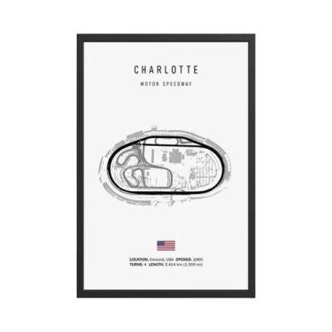 Imagem de Vintage Preto Branco Circuito De Fórmula 1 Imola Monaco Monza HD Óleo 