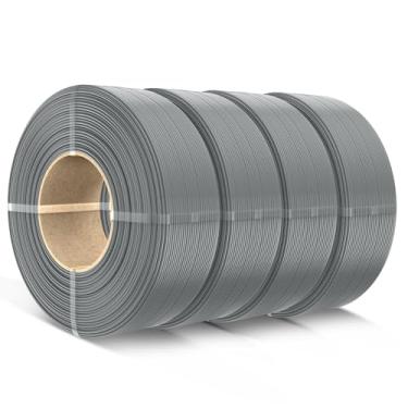 Imagem de SUNLU Filamento PLA refil de 1,75 mm, refil de filamento de impressora 3D PLA adequado para filamento de laboratório de bambu e carretéis SUNLU reutilizáveis, precisão dimensional +/- 0,02 mm, 1 kg