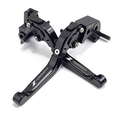 Imagem de YOUMOTECH Para Kawasaki Z1000R 2017-2021 acessórios de motocicleta alavancas de embreagem freios ajustáveis Z 1000 R Z-1000 Z1000 R Z 1000R alavanca de freio (preto)