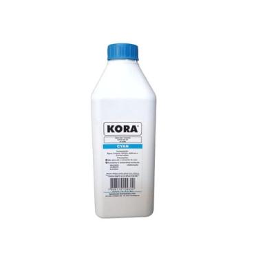 Imagem de Frasco 1 Litro de Tinta Corante Ciano Universal - KORA