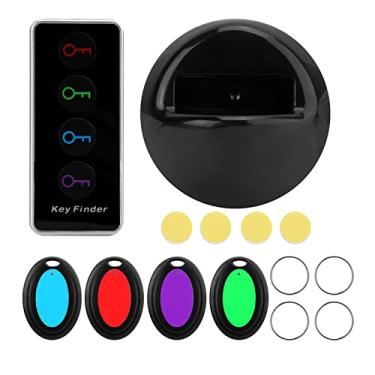 Imagem de BAFOVY 5 Kit Key Finder, Key Finder Wireless Com 1 Transmissor de RF e 4 Receptores, Localizador de Chave de Carteira para a Carteira de TV Home Phon Glasses Pet