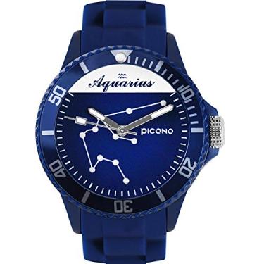 Imagem de PICONO Relógio analógico de quartzo resistente à água Meteor - Aquarius
