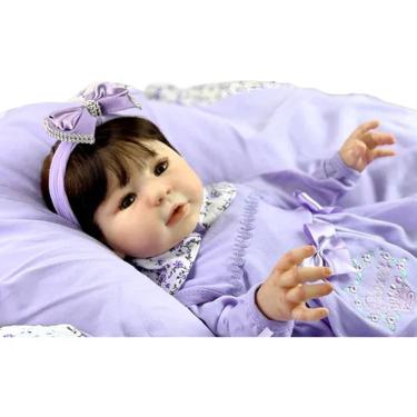Imagem de Bebê Reborn Realista, Toma Banho- Mama E Faz Xixi De Verdade