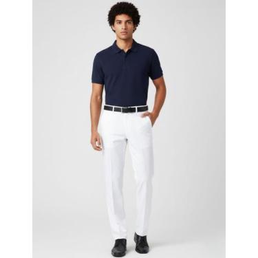 Imagem de Calça Social Reta Elegance Tradicional Clássica Branca - Pthirillo, 50