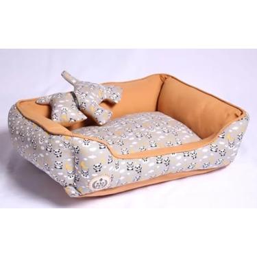Imagem de Cama Dupla Face Rubi para Cães, 42x55x17cm, Confortável
