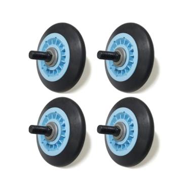 Imagem de Conjunto de rolo de tambor para secadora Nispira compatível com Samsung DC97-16782A substitui DC97-07523A DC97-07523B PS4221885 AP53251352, 4 unidades