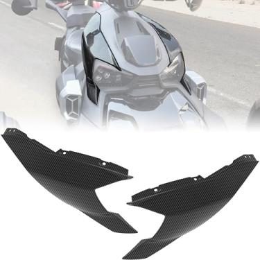 Imagem de VEISUTOR Painéis de carenagem padrão de fibra de carbono para Can Am Ryker, painéis laterais de plástico para modelos Can-Am Ryker 600 900 Sport & Rally Edition, 2 peças, substitui #219400803