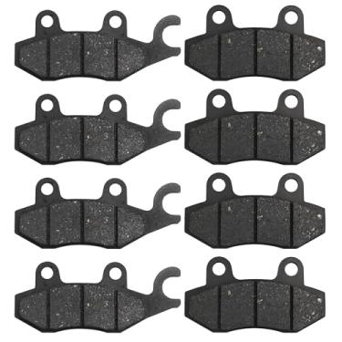 Imagem de PRO BAT Pastilhas de freio traseiras de disco de substituição para Pit Pro Traill Quad Dirt Bike ATV Dune Buggy Go Kart, 4 pares