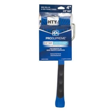 Imagem de PPG Kit de mini rolo de pintura ProSupreme com moldura, microfibra, 10 cm x 3/20.3 cm